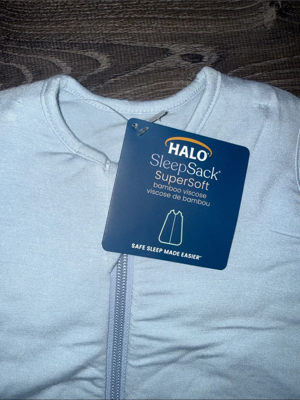 New Halo Wearable Blanket SuperSoft Bamboo sleepsack small 0-6 month